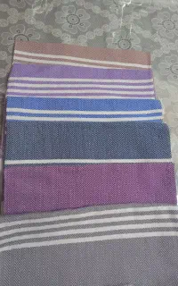 دستمال تمام نخ بدون پرزدهی دستباف