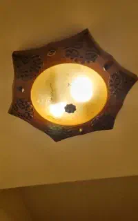 لوستر چوبی