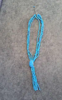 گردن بند بلند طرح فیروزه خاص