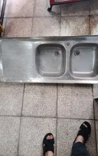 سینک دو قلو خانگی کارکرده