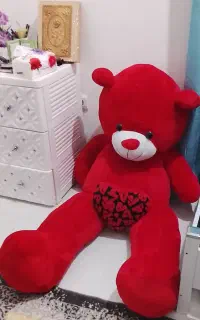 عروسک خرسی بزرگ نو وتمیز