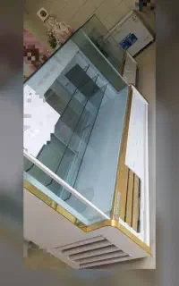 دو عدد ویترین قنادی مکعبی دو متری در حد نو