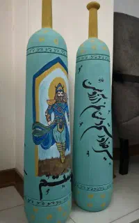 میل باستانی دمبل زورخانه بدنسازی هدیه
