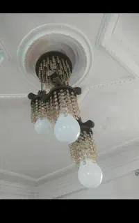 لوستر کاملا سالم ۳ شاخه و  تک شاخه