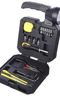 نورافکن دستی خورشیدی مدل جعبه ابزاردار کد 7739-C