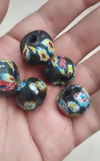 پنج عدد مهره جواهرات