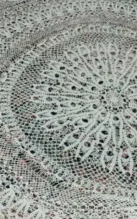 رومیزی گرد بزرگ .قلاب بافی .نو نو نو
