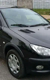 پژو 206 sd مدل۹۳ تیوفایو بی رنگ