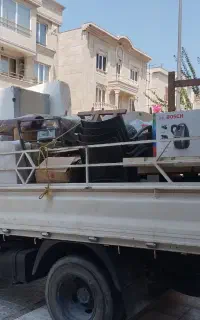 باربری اسباب منزل با کارگر ماشین کوچیک بزرگ