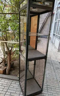 کمد کتابخانه و بوفه شیشه