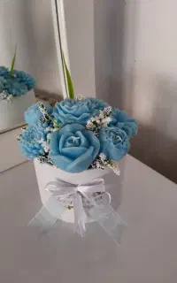باکس گل شمعی آماده