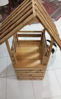 قفس خرگوش.خانه ی حیوان خانگی چوبی