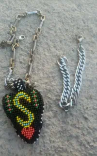 گردن بند زندان باف و دستبند