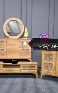 کمد جاکفشی کنسول میز آرایش تیوی جهیزیه تکی،دستکامل