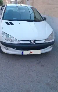 سلام پژو ۲۰۶ سفید تیپ ۵ مدل ۹۳ خانگی تمیز