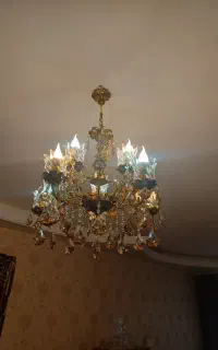 ۲ عدد لوستر برنز ۱۰ شاخه