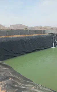 عایق استخر کشاورزی و باغ با ورق ژئوممبران