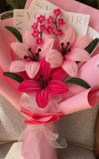 دسته گل،عروسکی