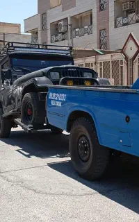 یدک کش چرخگیر خودروبر کفی جرثقیل شبانه روزی یدکش