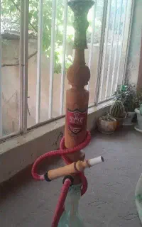 یک عدد قلیان چوبی تازه خریدم با طعم دوسیب