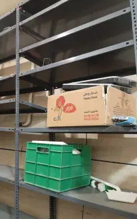 قفسه فلزی کف وستون درحد نو