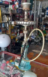 قلیان برنجی حاج اوقلی کام دهی عالی