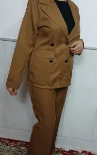 کت و شلوار و شومیز موکا قیمت اقتصادی