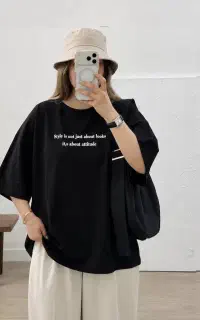 تیشرت باکسی زنانه