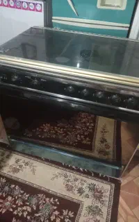 اجاق گاز فر دار تمام استیل