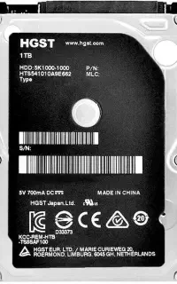 هارد HGST یک ترابایت سلامت ۱۰۰