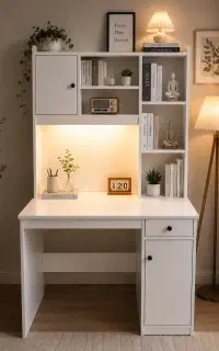 میز تحریر میز کار قفسه کتابخونه