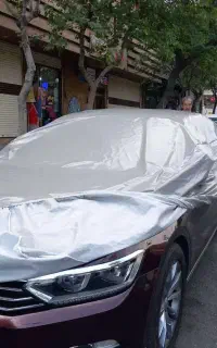 انواع چادر نقره ای و داخل الیاف ماشین خودرو موتور