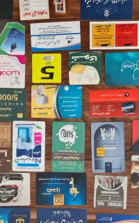 کارت ویزیت تراکت قبض برچسب لیبل بنر گیفت اعلامیه