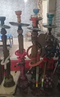 قلیان چوبی