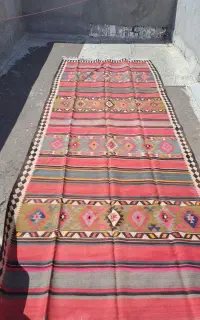 گلیم ۱.۵ در ۴.۵ عتیقه
