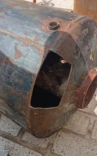 جوشکاری تعمیر آبگرمکن ایستاده وساخت تانکر آب