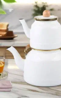 کتری و قوری لعابی
