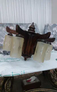 لوستر چوبی