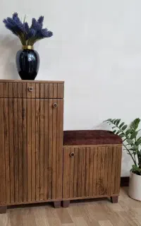 جاکفشی نشیمن دار 2 تیکه مجزا ۱۶ جفتی با کشو