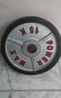 یک دانه صفحه وزنه ۱۵ کیلویی سالم