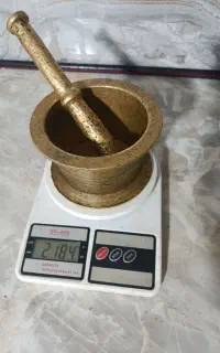هاون دستی برنجی