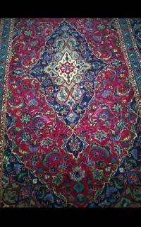 قالیچه کاشمر فرش لیلی مجنون دستبافت