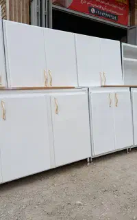 کابینت فلزی دست دوم 8متر نیم عرض 50 در حد نو
