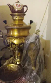 سماور جنس مسمار روسی زغالی گازیشم کردم عقیقه