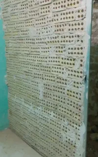 لکه گیری ایزوگام و گچکاری. نقاشی منطقه سیدی
