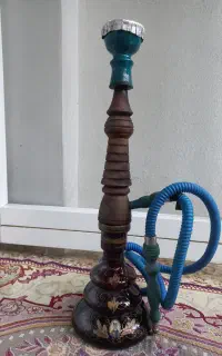 قلیان تنه چوبی