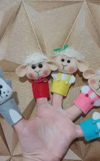 عروسک انگشتی حروف الفبا هدیه روز کودک