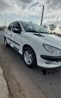 پژو ۲۰۶ sd بی رنگ V8 مدل ۹۳
