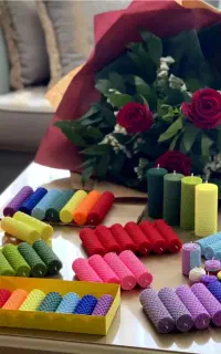 شمع های بیزوکس( موم عسل )