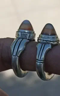 چند عدد انگشتر کلکسیونی نقره